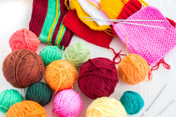 istock The photo shows the knitting 852244620