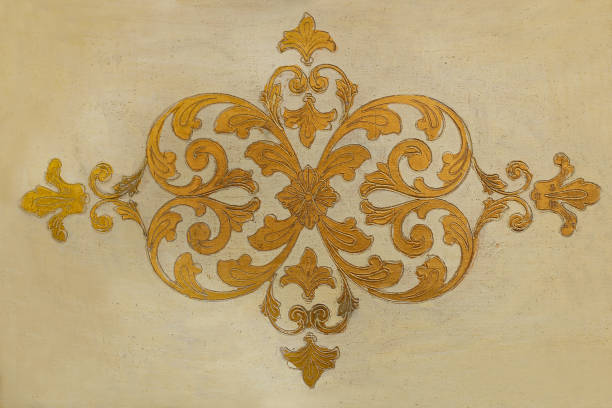 istock Vintage floral ornament. 852248034