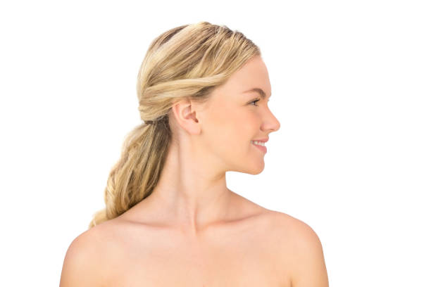istock Cheerful pretty nude blonde posing 852248044