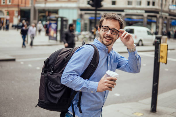 istock With coffee cup on the street 852282074