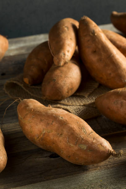 istock Raw Orange Organic Sweet Potato Yams 852300978