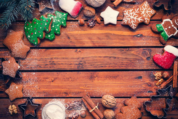 istock Homemade Christmas Gingerbread Cookies 852330362