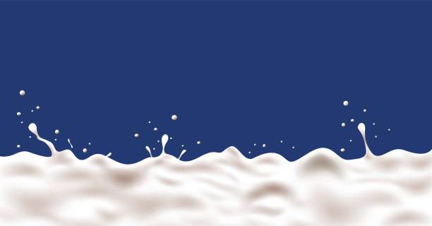 Realistic natural milk illustration for product design vector art illustration