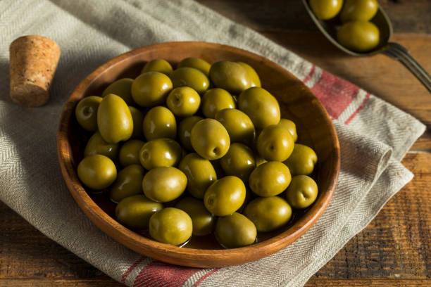 istock Organic Greek Green Olives 852354672