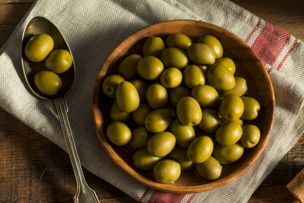 istock Organic Greek Green Olives 852359898