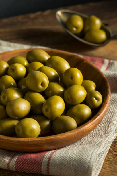 istock Organic Greek Green Olives 852364036
