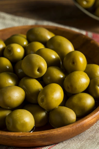istock Organic Greek Green Olives 852364910