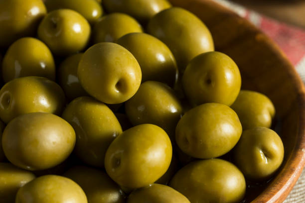 istock Organic Greek Green Olives 852368096