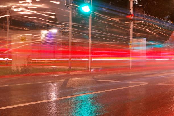 istock City traffic at night. 852397388