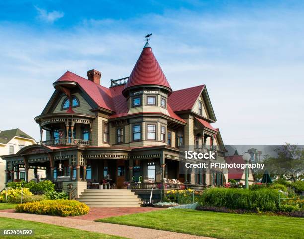 Corbin Norton House Stock Photo - Download Image Now - Victorian Style, House, Outdoors