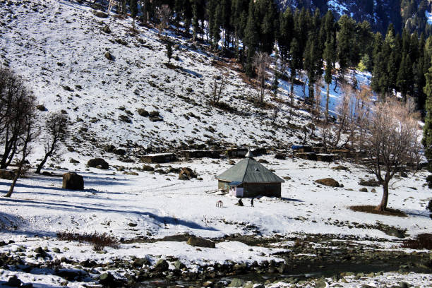 istock Winter snow mountain valley at Sonmarg in Kashmir, India. 852419318