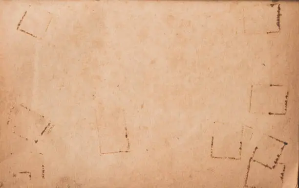Photo of old brown paper