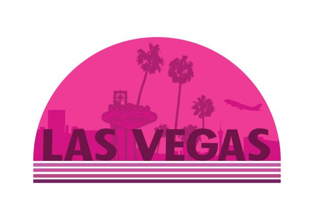 illustrations, cliparts, dessins animés et icônes de las vegas  - vegas sign illustrations