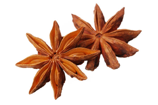 istock Star anise isolated on white background 852442638
