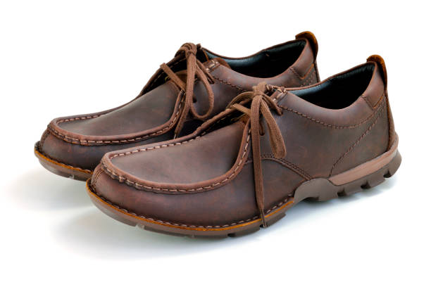 istock Casual leather man shoes 852451810
