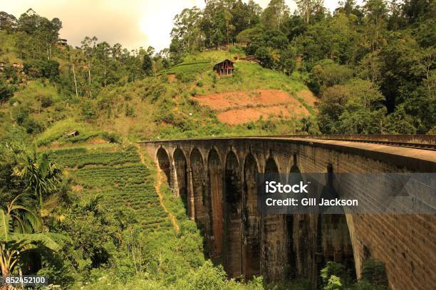 Photo libre de droit de Neuf Arches Pont banque d'images et plus d'images libres de droit de Arc - Élément architectural - Arc - Élément architectural, Sri Lanka, Asie