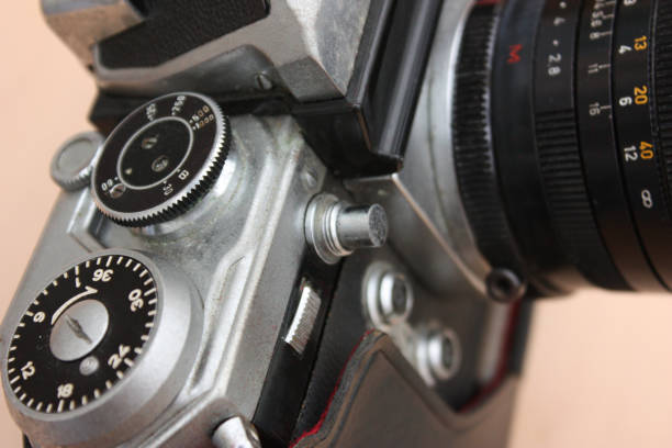 istock Camera with photo film 852456508