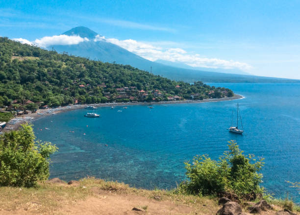 istock Mount Agung active Volcano, Bali, Indonesia 852456886