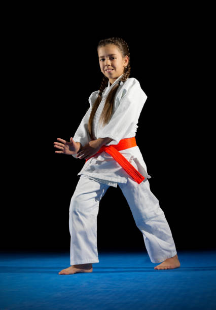 istock Girl martial arts fighter 852457210