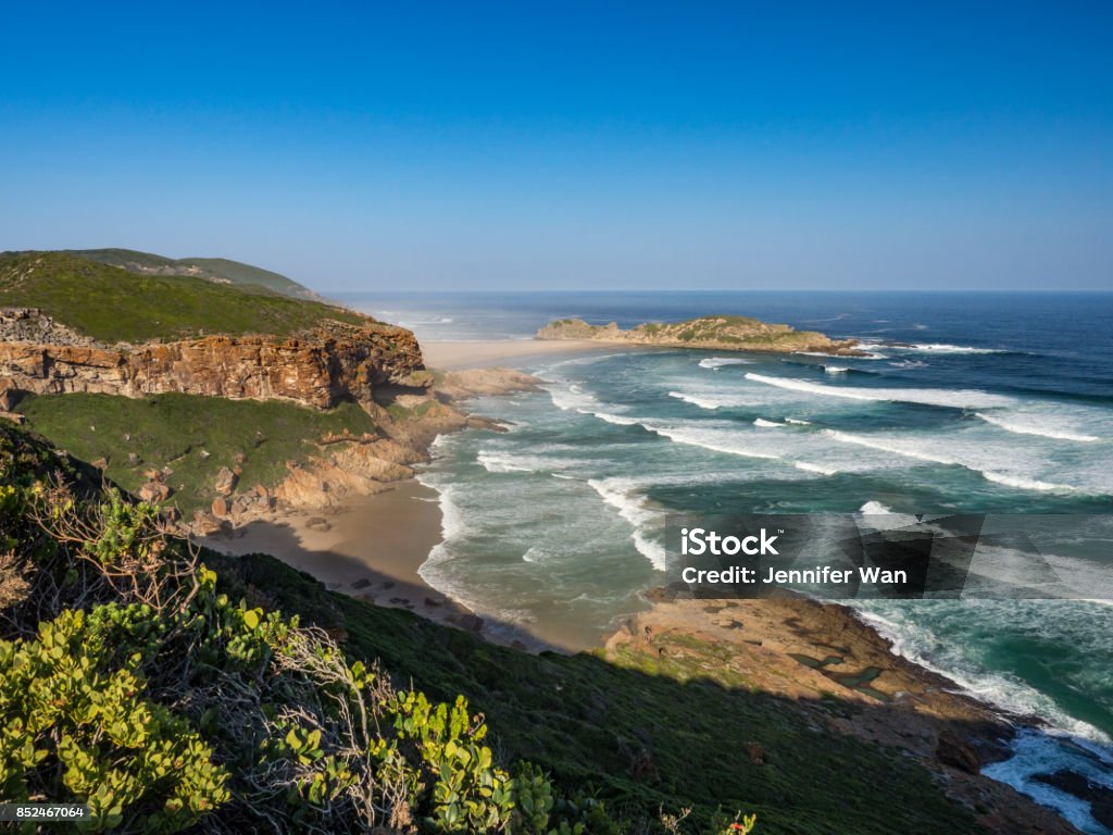 The Island, Robberg Nature Reserve, Plettenberg Bay, Western Cape, South Africa Plettenberg Bay Stock Photo