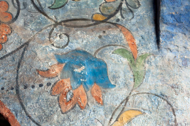 istock 17th-century tempera painting on a ceiling in the St.Basil's Cathedral 852470248