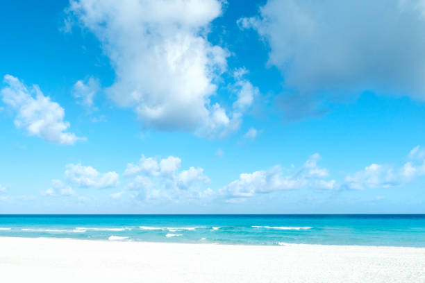 istock Beautiful Beach over Caribbean sea 852474836