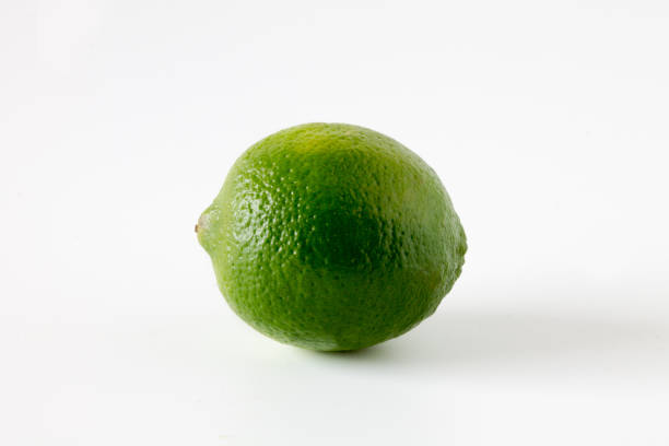 istock Lime isolated on white background, side photo 852485924