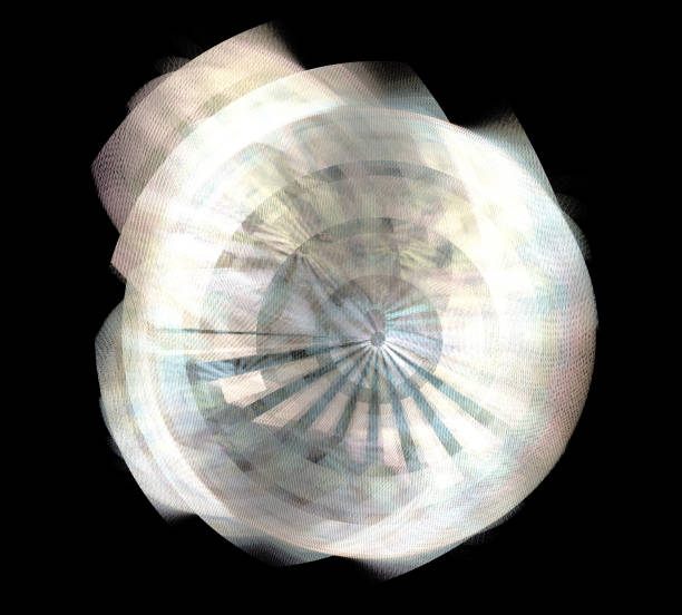 istock image of one Digital Fractal on Black Color 852499292