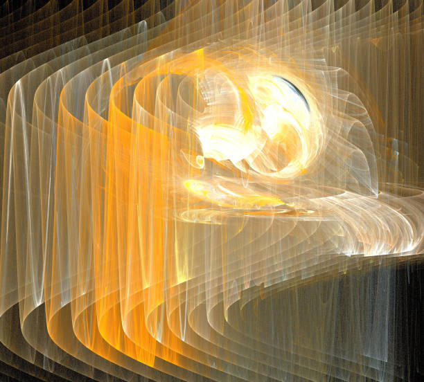 istock image of one Digital Fractal on Black Color 852501746