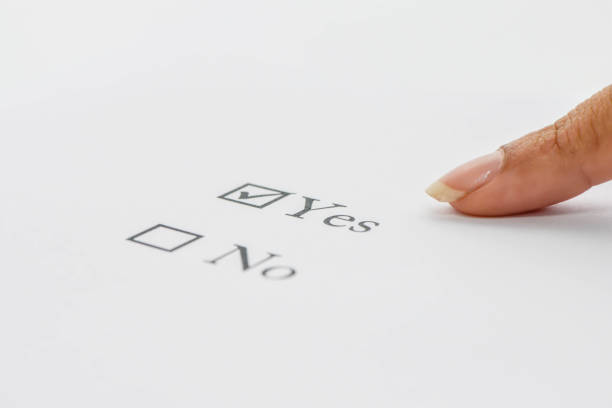 istock Selection box for Yes or No - Selected to Yes 852516080