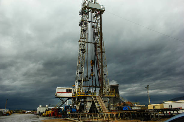 istock Drilling on the geothermal well platform and Equipments 852520332