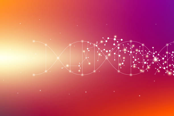 istock Molecule structure dna and neurons, connected lines with dots, genetic and chemical compounds, illustration 852528208