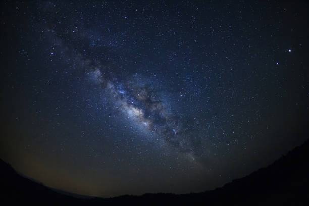 istock milky way galaxy,Long exposure photograph, with grain 852532354