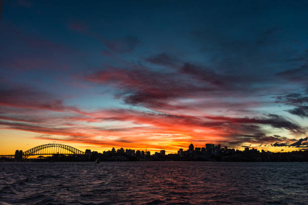 istock Sydney cityscape at night 852551616