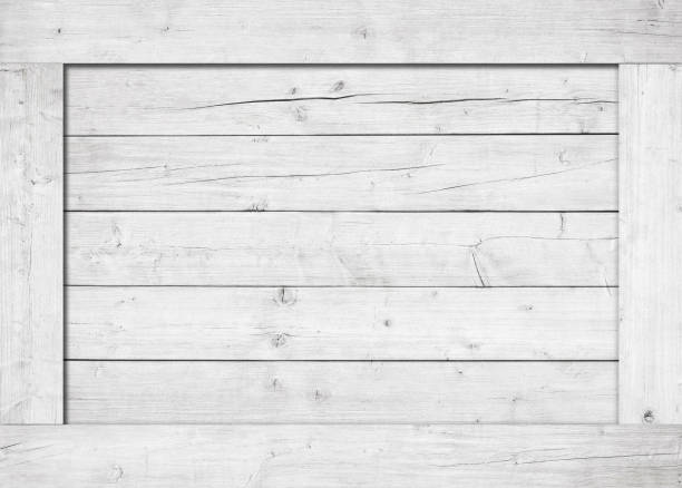 istock Side of white wooden crate, box, wall or frame 852551728