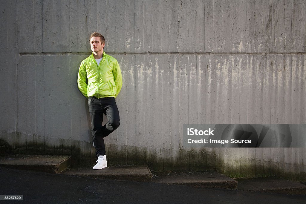 Young man standing  Adult Stock Photo