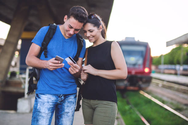 istock Travelers buying online 852620992