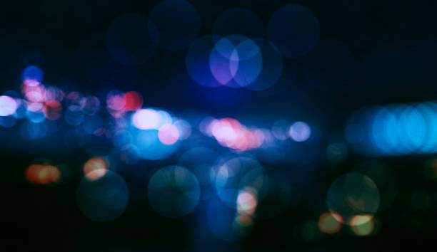 istock Colorful defocused bokeh lights in blur night background 852644986