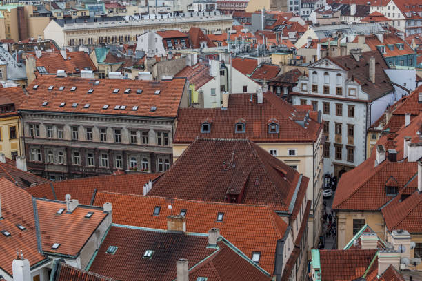 istock View across the Rooftops of Prague, Czech Republic 852645956