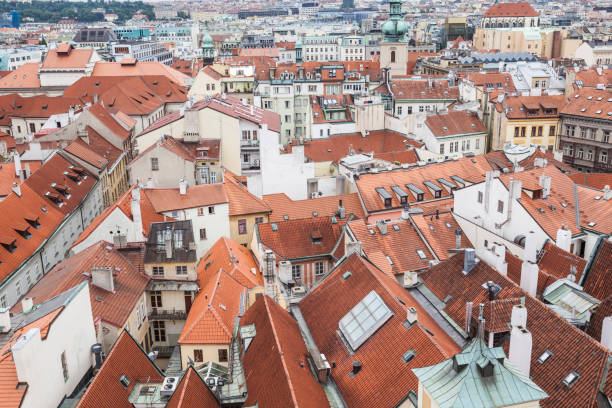 istock View across the Rooftops of Prague, Czech Republic 852663820