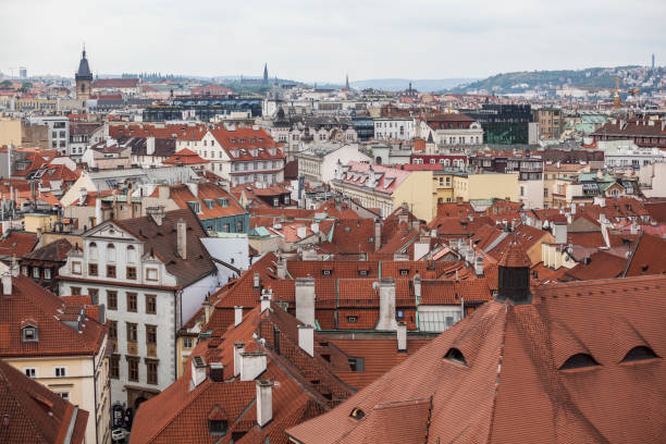 istock View across the Rooftops of Prague, Czech Republic 852668804