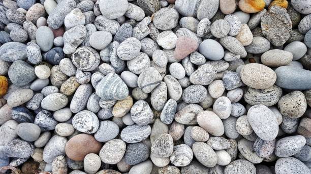 istock Background texture of large pebbles on a Scottish beach 852696320