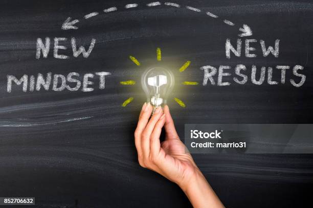 New Mindset New Results Stock Photo - Download Image Now - Attitude, Change, New