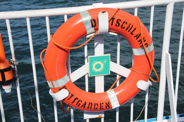 istock Lifebuoy on ferry 852707836