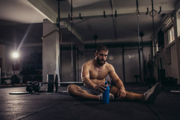 istock Sitting at the gym 852721292