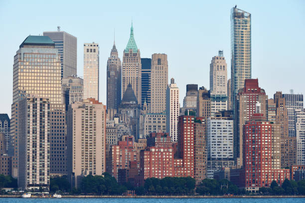 istock Manhattan Skyline over Hudson river 852729316