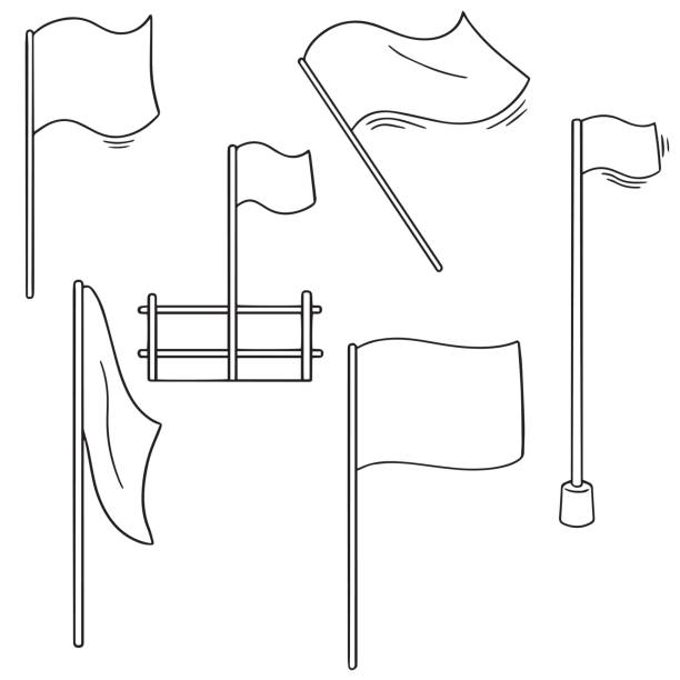 Color Line Flagg 47,400+ Flag Line Art Stock Illustrations, Royalty-Free Vector Graphics ...