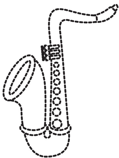 illustrations, cliparts, dessins animés et icônes de célébration de festival musical instrument jazz saxophone - close up musical instrument saxophone jazz