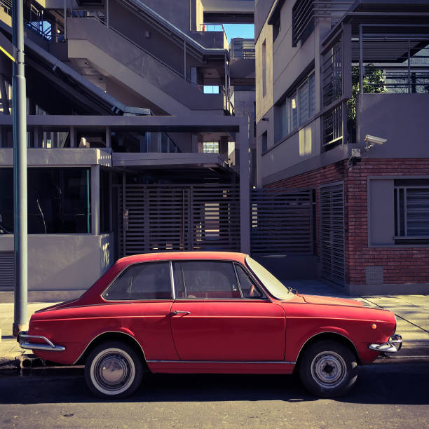 istock Small car parked in the street 852759076