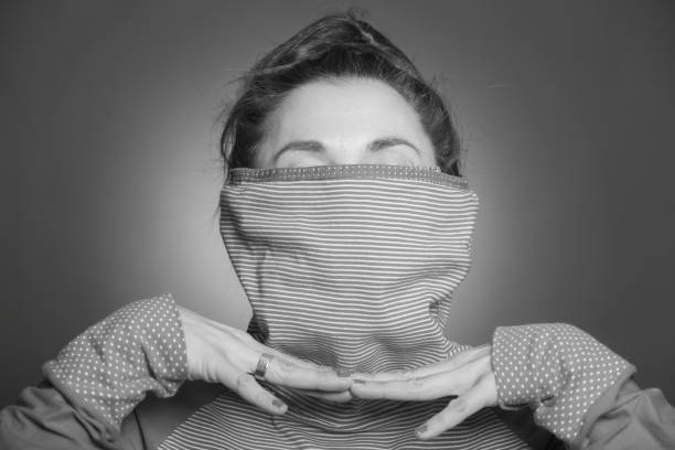 istock Women hiding her Face 852759136